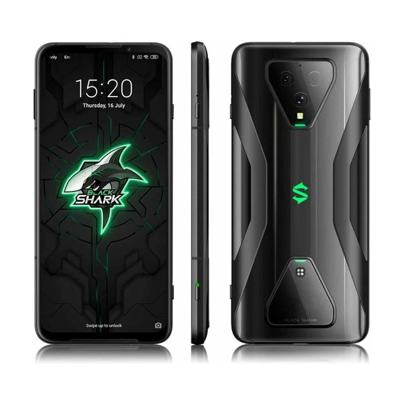 Black Shark 3 Gaming Phone - 12GB+256GB - Midnight Black - هاتف ألعاب